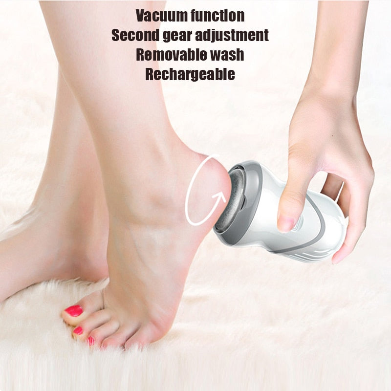 
  
  Rechargeable Foot Files Clean Tools for Hard Cracked Skin Electric Foot Grinder Vacuum Callus Remover Foot Pedicure Tools
  
