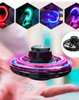 Flynova Athletic antistress hand mini flying toy Gyro rotator drone UFO led fidget finger spinner Rotary child christmas gift