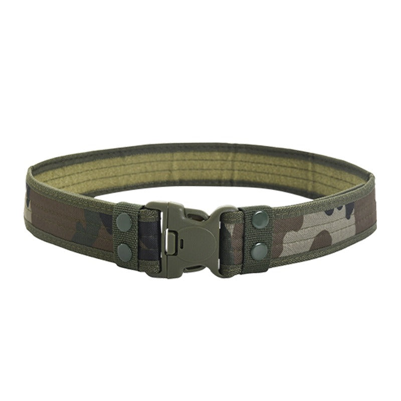 
  
  5.0 Oxford Cloth Tactical Belt Velcro Wrapped Outdoor Canvas Belt
  
