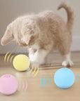 Smart Cat Toys Interactive Ball Catnip Cat Training Toy Pet Playing Ball Pet Squeaky Supplies Products Toy for Cats Kitten Kitty