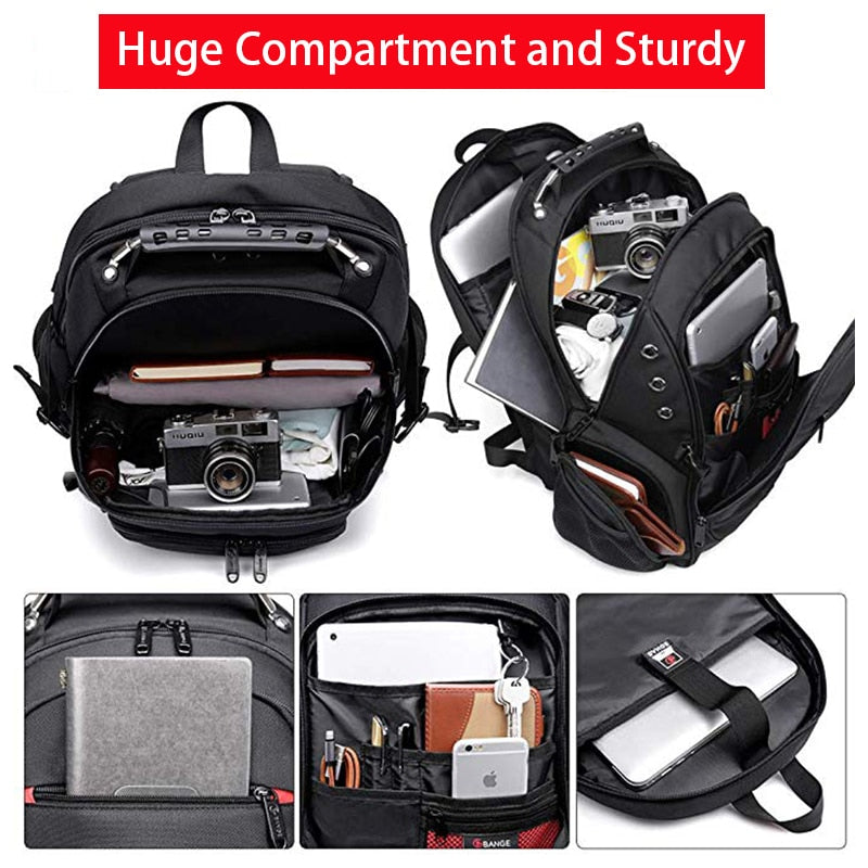 
  
  Male 45L Travel backpack 15.6 Laptop Backpack Men USB Anti theft Backpacks for teens schoolbag youth mochila women backbag
  
