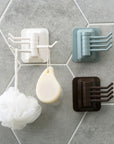 Storage Holders Racks Strong Adhesive Wash Cloth Clip Rotatable Home Improvement Bath Room Kitchen Supplies Storage Towel Rack