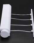 Retractable Laundry Hanger Wall Mounted Clothes Line Clothes Drying Rack Clothesline Laundry Rope