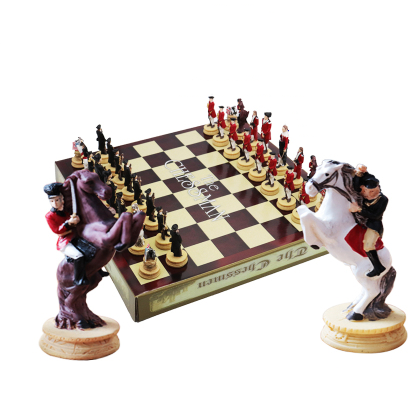 
  
  Newest Design Leather Chess Movie Theme Resin Doll Chess
  
