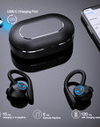 New Ear-Mounted Noise-Cancelling Wireless Bluetooth Headset TWS In-Ear Sports Waterproof Gaming Headset