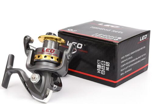 LEO  Half Metal Fishing Spinning Reel 8BB 5.5:1 Speed Ratio l for Sea Lake River Fishing LE1000-7000