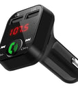 B2 Car MP3 Bluetooth Hands-Free Car Player FM Transmitter Car Charger Receiver