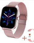 Women Smart watch Men 1.69" Color Screen Full touch Fitness Tracker Bluetooth Call Smart Clock Ladies Smart Watch Women