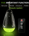 Mini Camping Lights New Night Lights Rainproof Camping Lights Remote Control LED Hook Tent Lights