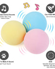 Smart Cat Toys Interactive Ball Catnip Cat Training Toy Pet Playing Ball Pet Squeaky Supplies Products Toy for Cats Kitten Kitty