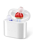 Rechargeable sound amplifier for elderly hearing aids