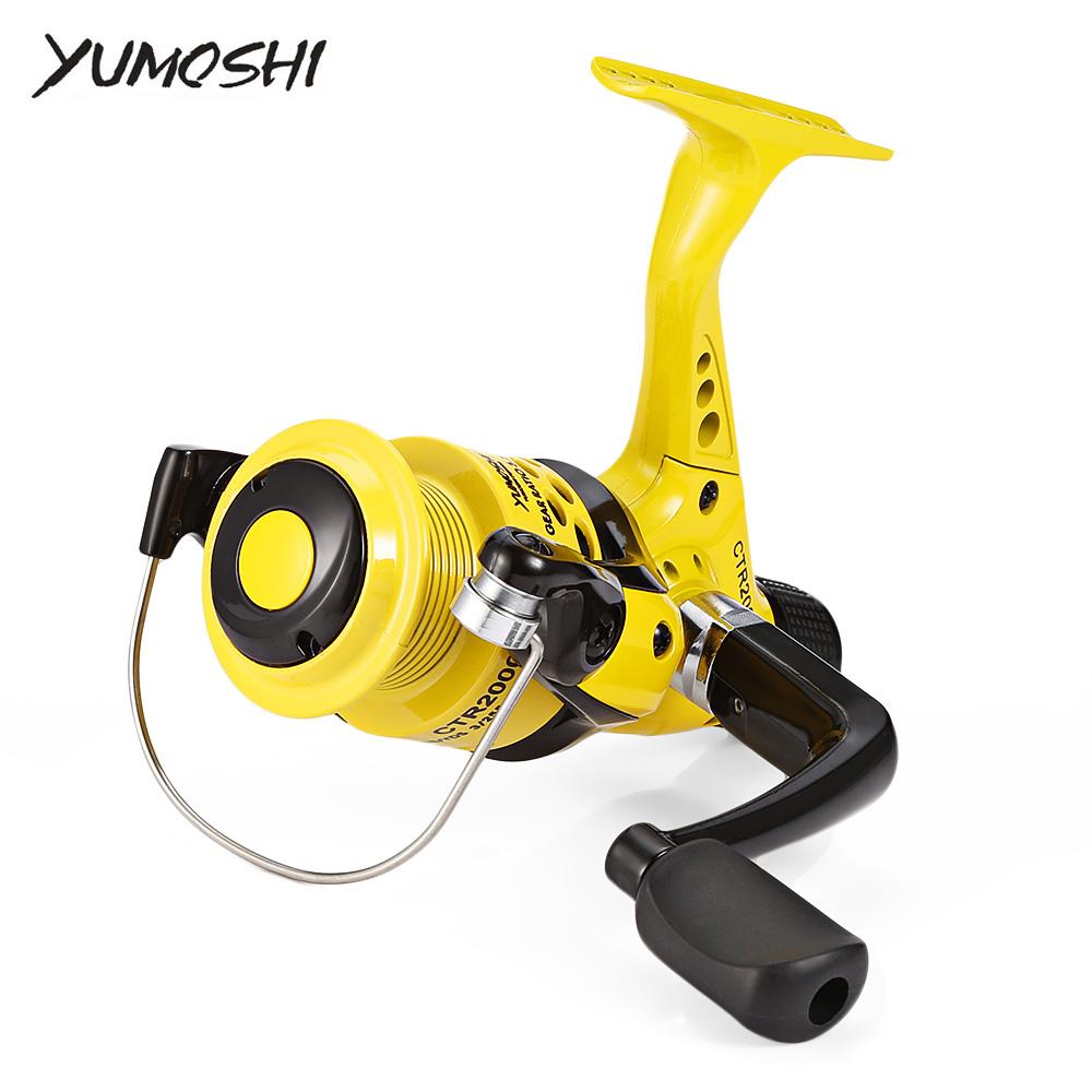 
  
  YUMOSHI 12BB 5.5:1 Lightweight Plastic Spinning Fishing Reel
  
