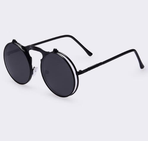 
  
  Round Designer Steam Punk Men Sunglasses
  
