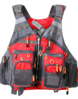 Outdoor Sport Fishing Life Vest Men Breathable Swimming Life Jacket Safety Waistcoat Survival Utility Vest