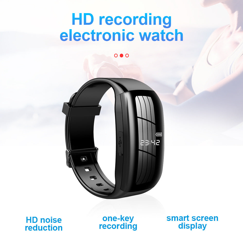 
  
  D5 One Touch Recording Pen Working Intelligent HD Noise Reduction Recording Bracelet
  
