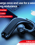 M99 Bluetooth Headset V5.2 Version Long Standby Time Hanging Ear In-Ear Large Battery V9 Upgrade Version Business Model