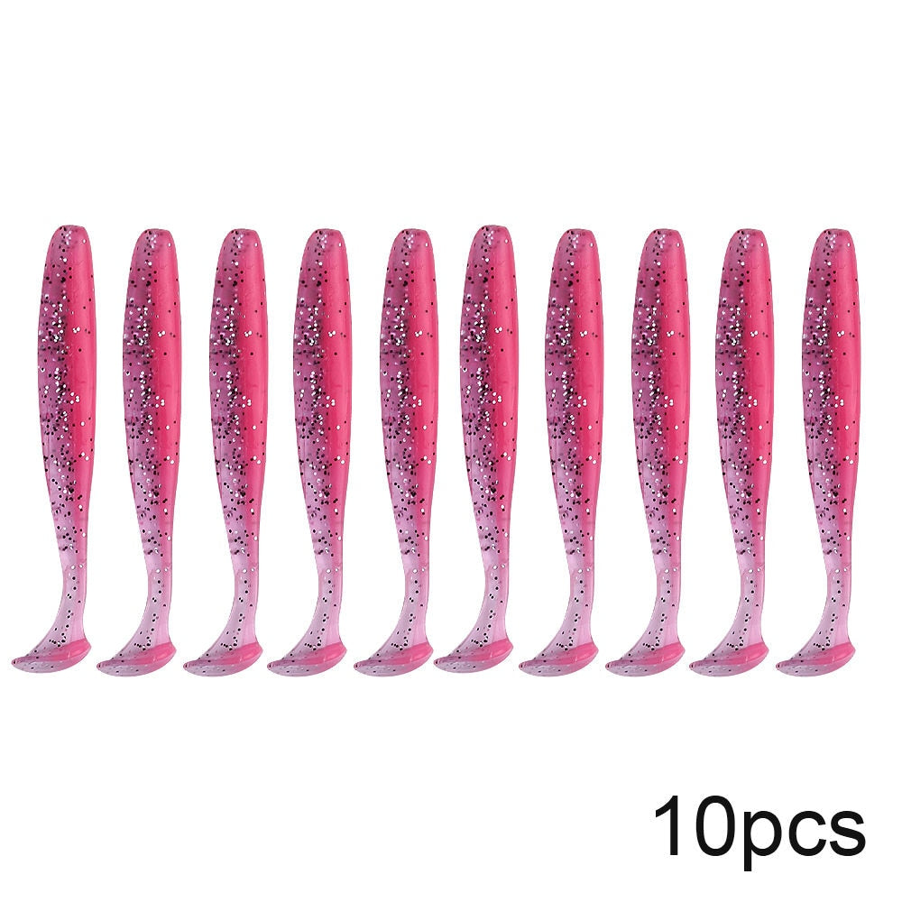 
  
  QXO 10pcs/Lot Soft Lures Silicone Bait 7cm 2g Goods For Fishing Sea Fishing Pva Swimbait Wobblers Artificial Tackle
  
