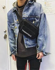 FEAR OF GOD FOG ESSENTIALS Double Stranded Crossbody Bag Small Bag Single Shoulder Bag Couple Casual Chest Waist Bag