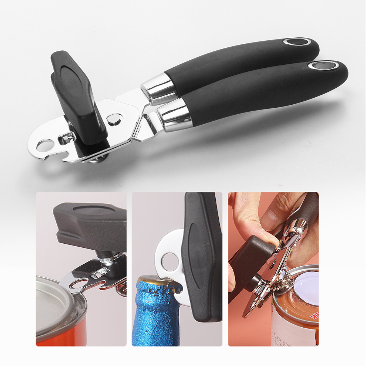 
  
  Can opener manual stainless steel multi-function powerful can opener can opener kitchen can opener wine opener  can opene
  
