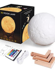 3D Print Moon Lamp Night Light Photo Custom