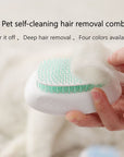 Cat Pet Cleaning Brush One-click Hair Removal Cat Hair Cleaner Dog Hair Comb Pet Bathing Massage Cat Comb