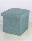 Simple Fabric Storage Storage Stool Folding Shoe Bench Footstool Can Sit With Lid Storage Box Stool 30*30*30cm/40*25*25cm