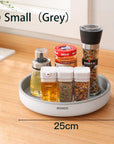 360° Rotating Storage Rack Multifunctional Seasoning Organizer Shelf Oilproof Non-slip Kitchen supplies Holder For Home