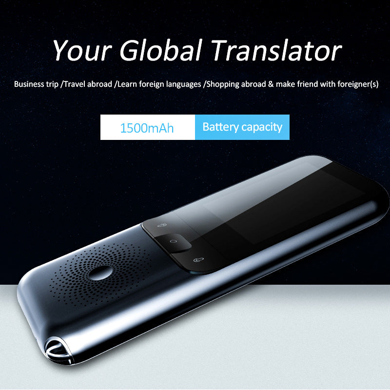 
  
  T11 Intelligent Voice Translator 14 Countries 138 Languages WIFI Camera Recording Intelligent Voice Translator
  
