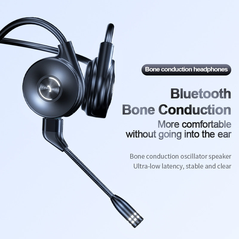 
  
  M1 Bone Conduction Bluetooth Headset New True Stereo Pair Ears With Marks For Running Sports
  
