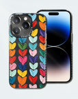 Love Apple 13 Phone Case 14pro max Letter xs Transparent iPhone 11 Painted