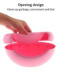 Lazy Snack Bowl Plastic Double-Layer Snack Storage Box Bowl Fruit Bowl And Mobile Phone Bracket Chase Artifact Plate Bowl