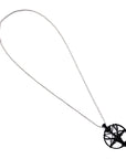 Fashion Vintage Women Men Pentagram Pan God Skull Goat Head Pendant Chain Necklace Jewelry