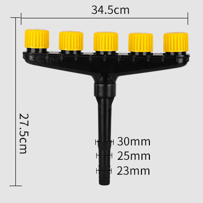 Multi-Head Spraying Porous Spray Head Watering Vegetable Garden Watering Water Pipe Spray Water Sprinkler Sprayer Nozzle