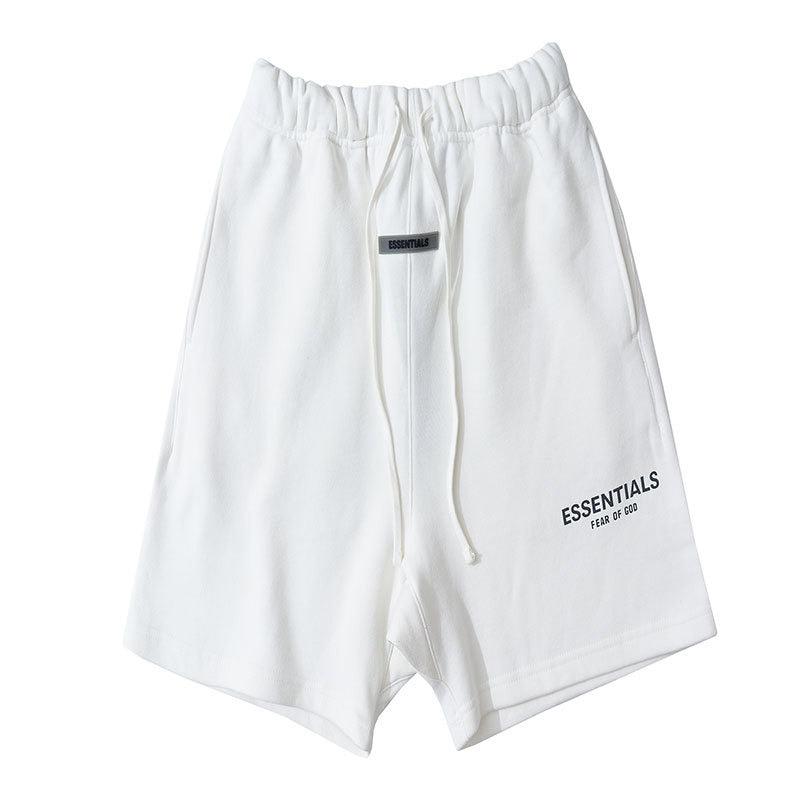 
  
  FOG ESSENTIALS FEAR OF GOD High Street Summer Quarter Casual Sports Reflective Shorts Mens Fashion Label
  
