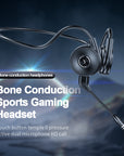 M1 Bone Conduction Bluetooth Headset New True Stereo Pair Ears With Marks For Running Sports