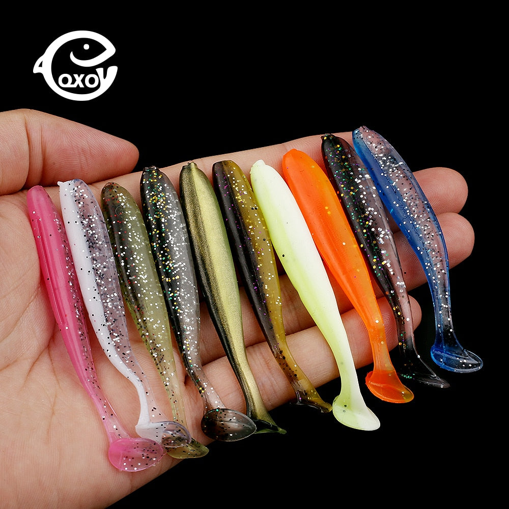 
  
  QXO 10pcs/Lot Soft Lures Silicone Bait 7cm 2g Goods For Fishing Sea Fishing Pva Swimbait Wobblers Artificial Tackle
  
