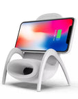 Portable Mini Chair Wireless Charger Supply For All Phones Multipurpose Phone Stand With Musical Speaker Function Charger