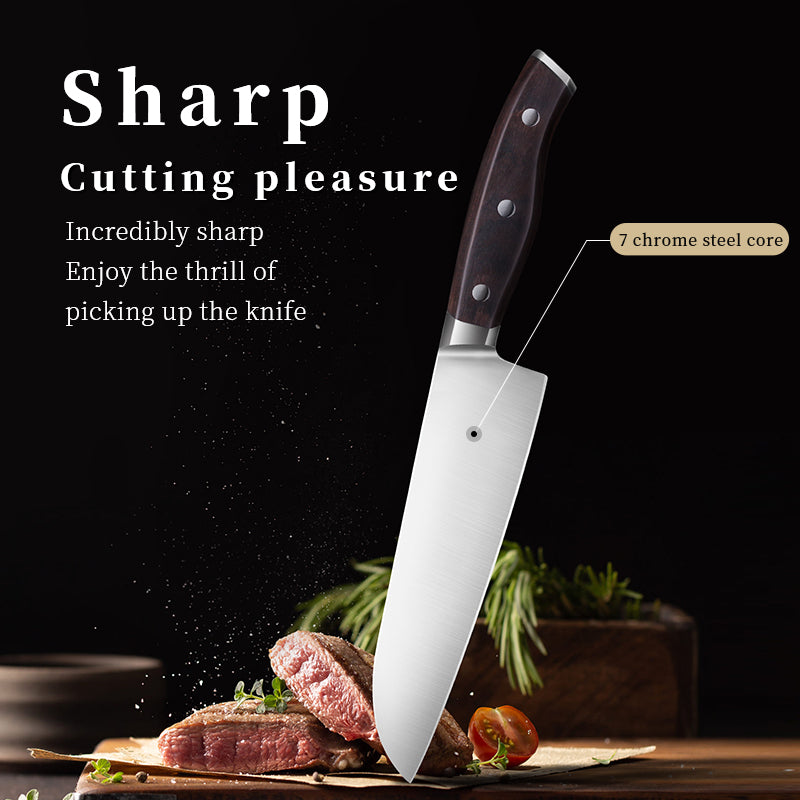 
  
  Chef knife  7Cr17mov  Stainless Steel Kitchen GoodsProfessional Cooking Tool
  
