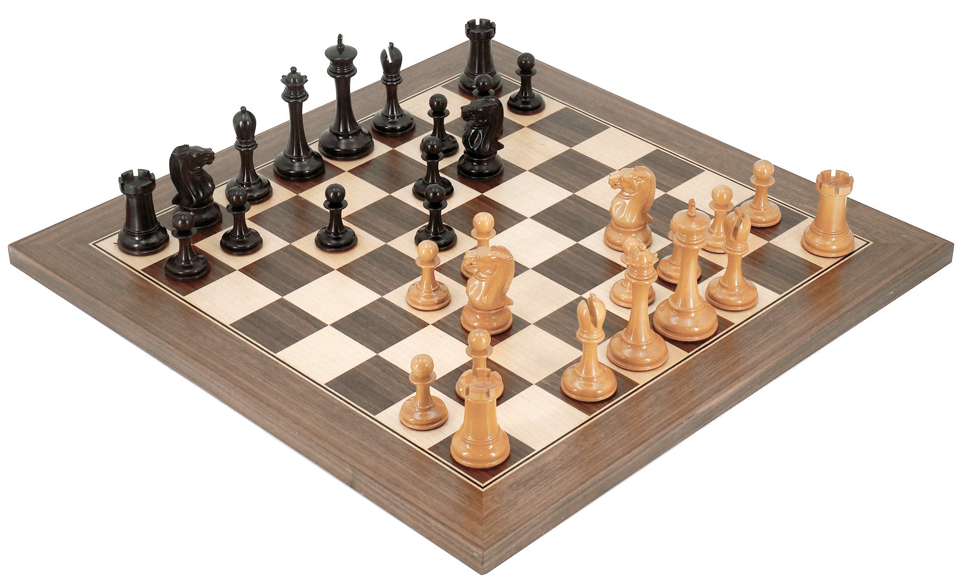 
  
  Walnut/Maple Wooden International Chess Board
  
