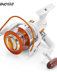 YUMOSHI 12 + 1BB Full Metal Fishing Spinning Reel With Exchangeable Arm Rocker