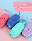 Creative Silicone Bubble Bath Brush Double-Sided Massage Scalp Backrubbing Bath Massage Brush  Skin Clean Shower Brushes