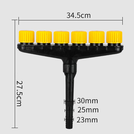 Multi-Head Spraying Porous Spray Head Watering Vegetable Garden Watering Water Pipe Spray Water Sprinkler Sprayer Nozzle