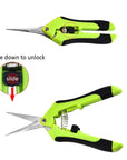 Multifunctional Garden Pruning Shears Fruit Picking Scissors Trim Weed Household Potted Branches Small Scissors Gardening Tools