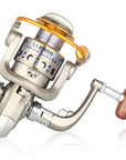 YUMOSHI Lightweight Metal 12BB LC1000-7000 Series 5.5:1 Spinning Fishing Reel Trolling Reel