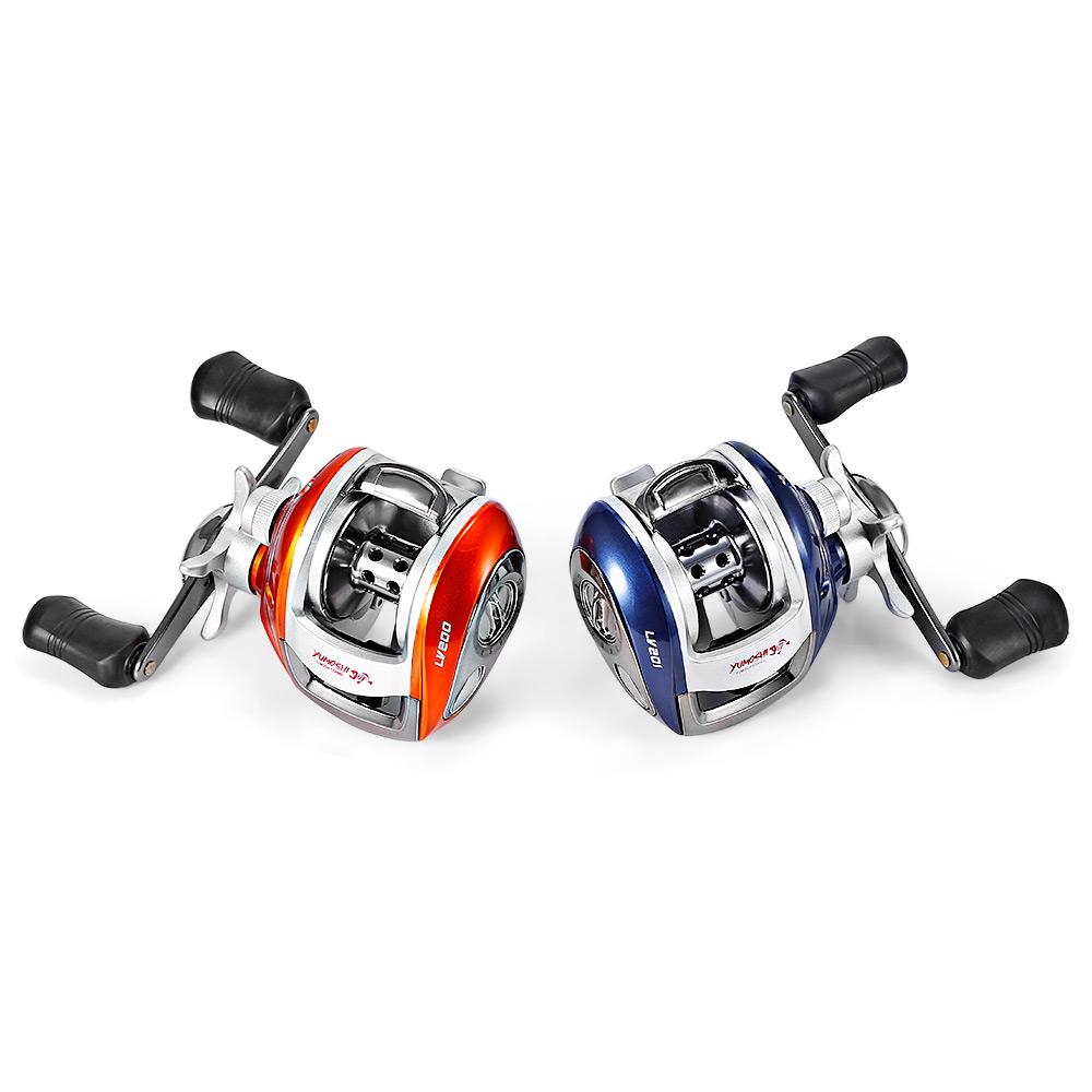 YUMOSHI Left / Right Hand 12+1BB 6.3:1 Bait Casting Fishing Reel Magnetic Brake Water Drop Wheel Coil