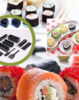 11pcs/set DIY Sushi Maker Rice Mold Kitchen Sushi Making Tool Set