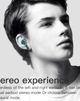 W20 New Bluetooth Headset TWS In-Ear Touch Motion Noise-Cancelling True Wireless Headset