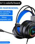 Computer Headset 7.1 Channel Wired Headset G58 Head-Mounted Game With Microphone Headset