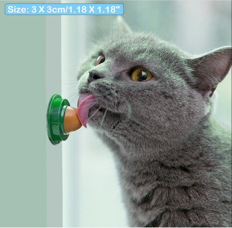 
  
  Catnip Wall Ball Healthy Cat Snacks Catnip Sugar Candy Licking Nutrition Gel Energy Ball Toy
  
