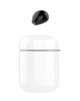 SQRMINI X20 Ultra Mini Wireless Single Earphone Hidden Small Bluetooth 3 hours Music Play Button Control Earbud With Charge Case